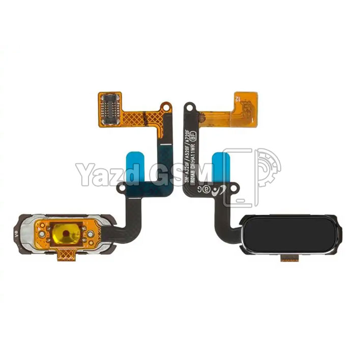 فلت حسگر اثر انگشت، قطعه تعویضی برای سامسونگ A320, A520, A720، کاملاً روکار و بدون نیاز به لحیم کاری